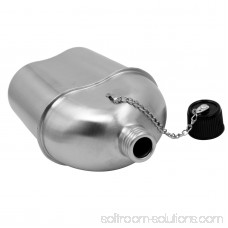 SOLOMONE CAVALLI Military Stainless Steel Canteen with Cup G.I.